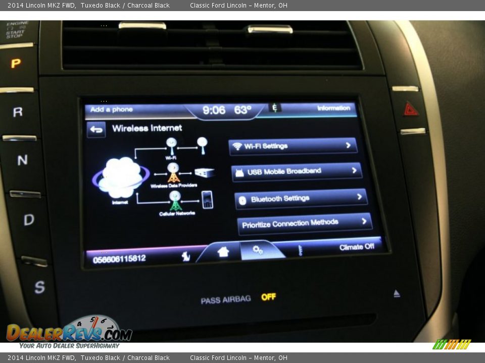 2014 Lincoln MKZ FWD Tuxedo Black / Charcoal Black Photo #26