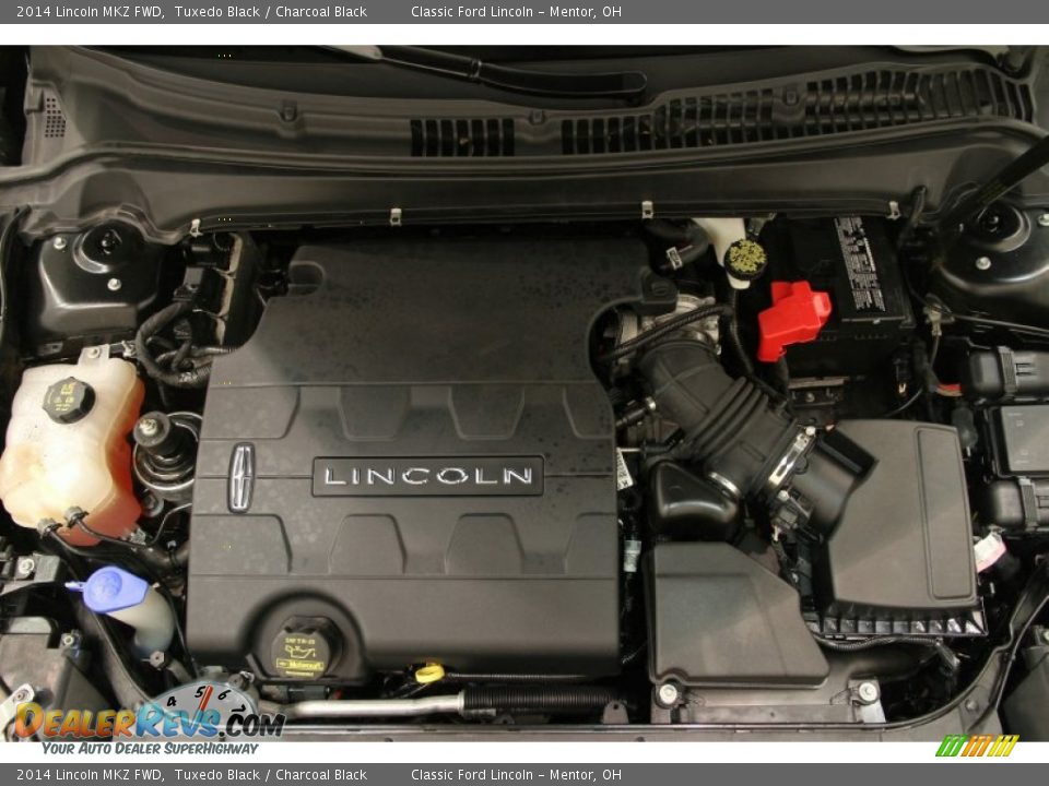 2014 Lincoln MKZ FWD Tuxedo Black / Charcoal Black Photo #36