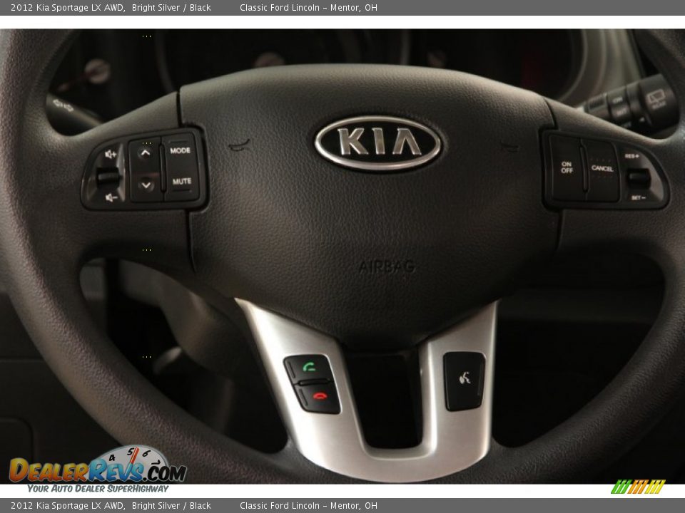 2012 Kia Sportage LX AWD Bright Silver / Black Photo #6