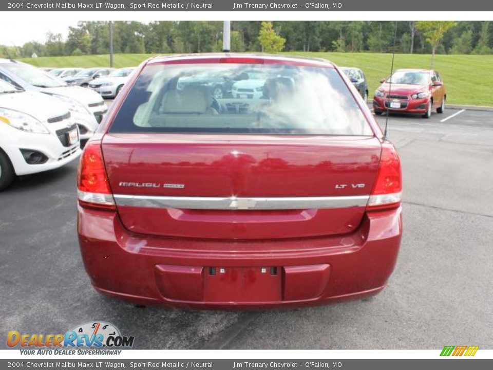2004 Chevrolet Malibu Maxx LT Wagon Sport Red Metallic / Neutral Photo #6