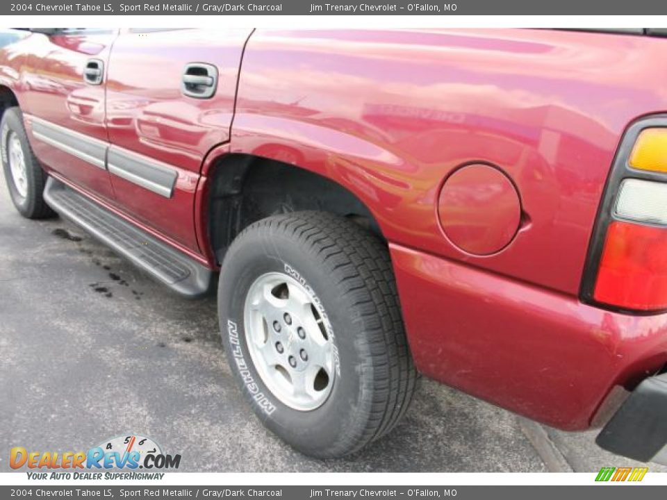 2004 Chevrolet Tahoe LS Sport Red Metallic / Gray/Dark Charcoal Photo #4