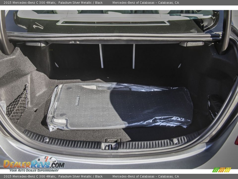 2015 Mercedes-Benz C 300 4Matic Paladium Silver Metallic / Black Photo #4