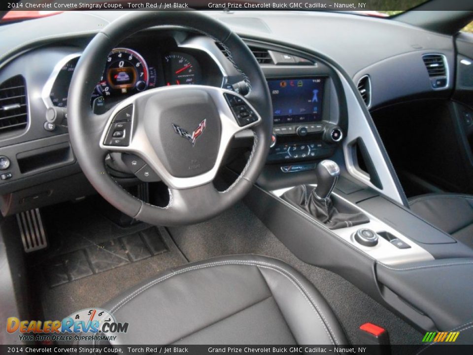 Jet Black Interior - 2014 Chevrolet Corvette Stingray Coupe Photo #10