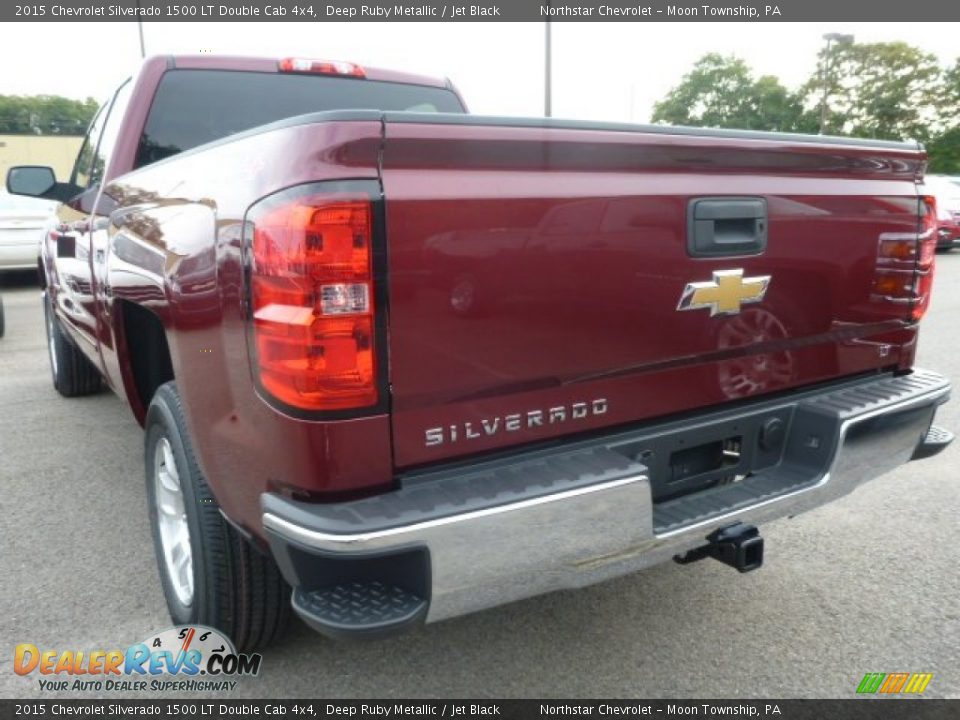 2015 Chevrolet Silverado 1500 LT Double Cab 4x4 Deep Ruby Metallic / Jet Black Photo #3