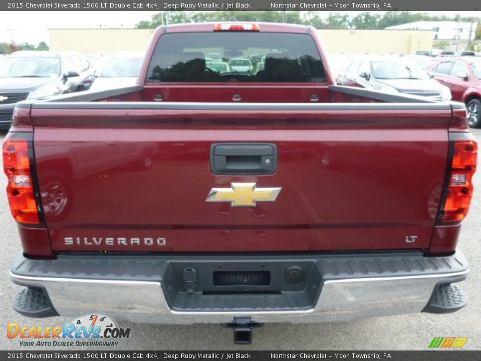 2015 Chevrolet Silverado 1500 LT Double Cab 4x4 Deep Ruby Metallic / Jet Black Photo #4