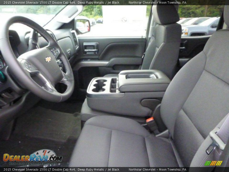 2015 Chevrolet Silverado 1500 LT Double Cab 4x4 Deep Ruby Metallic / Jet Black Photo #10