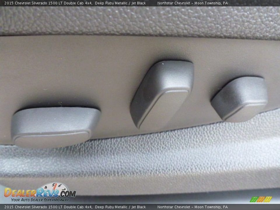 2015 Chevrolet Silverado 1500 LT Double Cab 4x4 Deep Ruby Metallic / Jet Black Photo #15