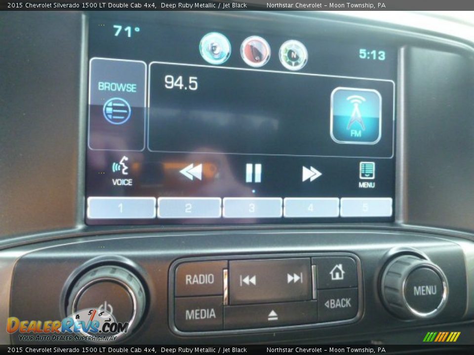 2015 Chevrolet Silverado 1500 LT Double Cab 4x4 Deep Ruby Metallic / Jet Black Photo #18