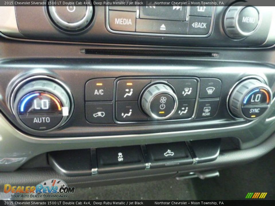 2015 Chevrolet Silverado 1500 LT Double Cab 4x4 Deep Ruby Metallic / Jet Black Photo #19