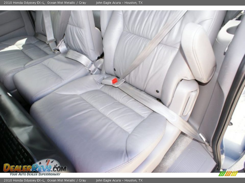 2010 Honda Odyssey EX-L Ocean Mist Metallic / Gray Photo #14