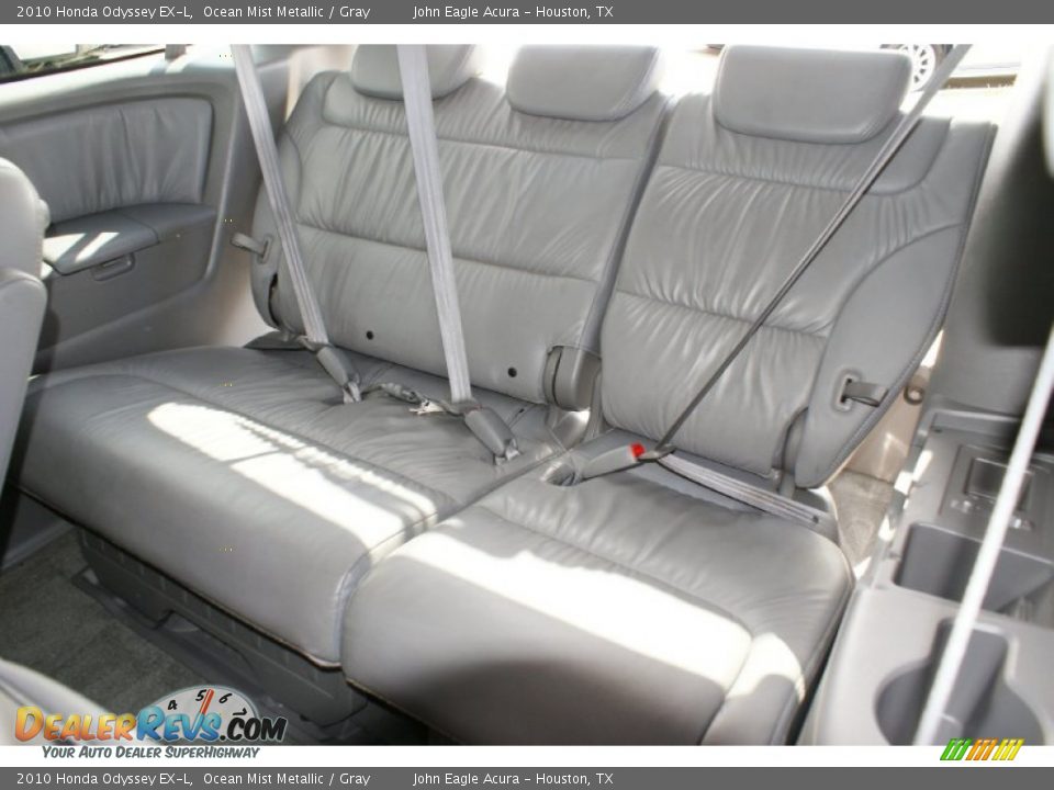 2010 Honda Odyssey EX-L Ocean Mist Metallic / Gray Photo #15