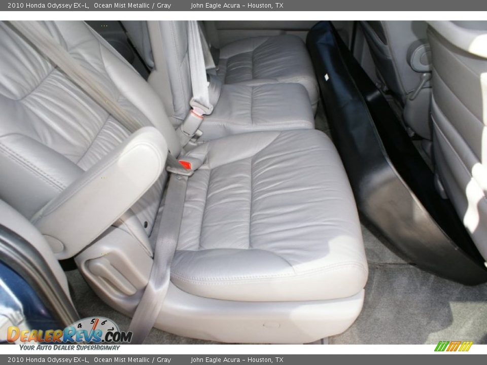 2010 Honda Odyssey EX-L Ocean Mist Metallic / Gray Photo #17