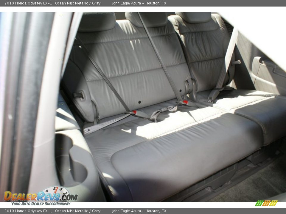 2010 Honda Odyssey EX-L Ocean Mist Metallic / Gray Photo #19