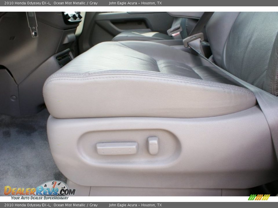 2010 Honda Odyssey EX-L Ocean Mist Metallic / Gray Photo #23