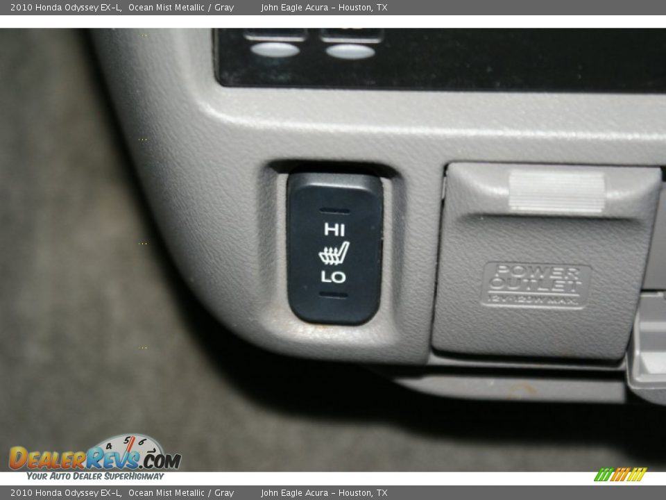 2010 Honda Odyssey EX-L Ocean Mist Metallic / Gray Photo #36
