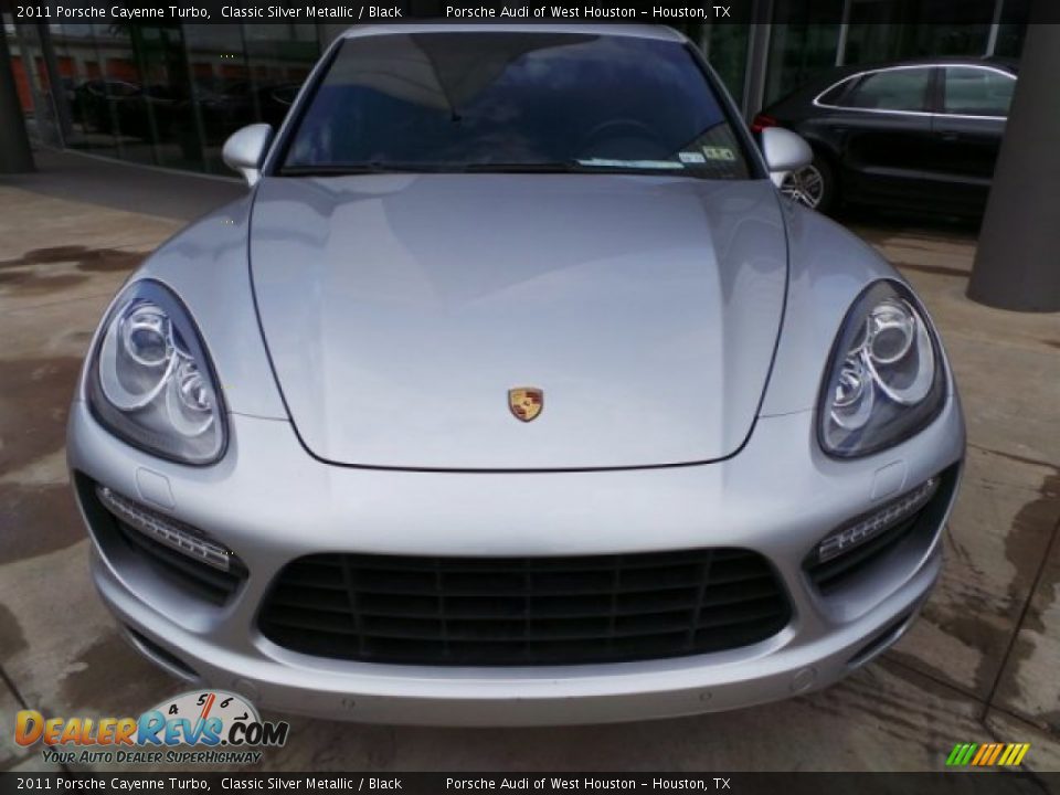 2011 Porsche Cayenne Turbo Classic Silver Metallic / Black Photo #2
