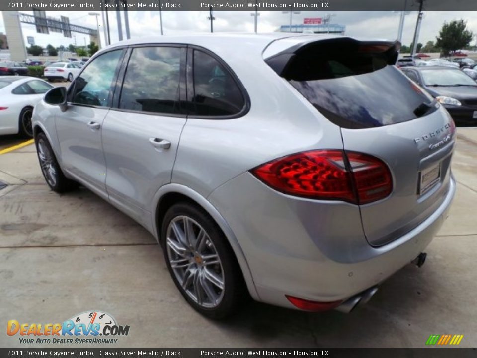 2011 Porsche Cayenne Turbo Classic Silver Metallic / Black Photo #5
