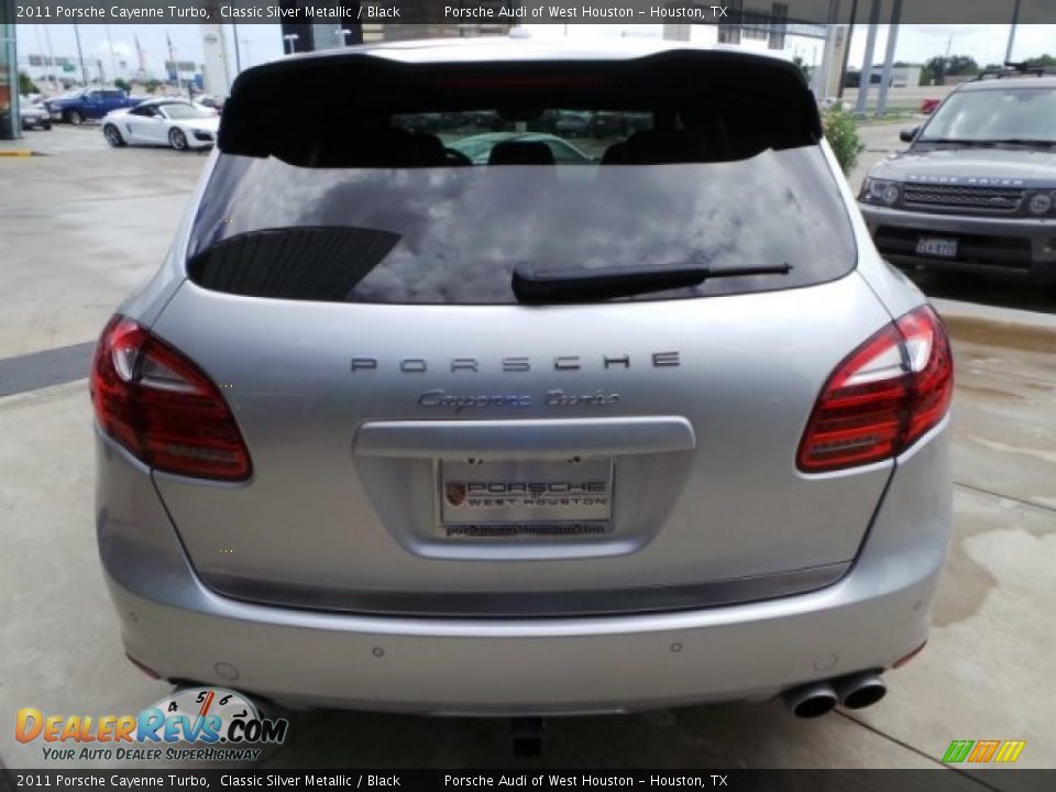 2011 Porsche Cayenne Turbo Classic Silver Metallic / Black Photo #6