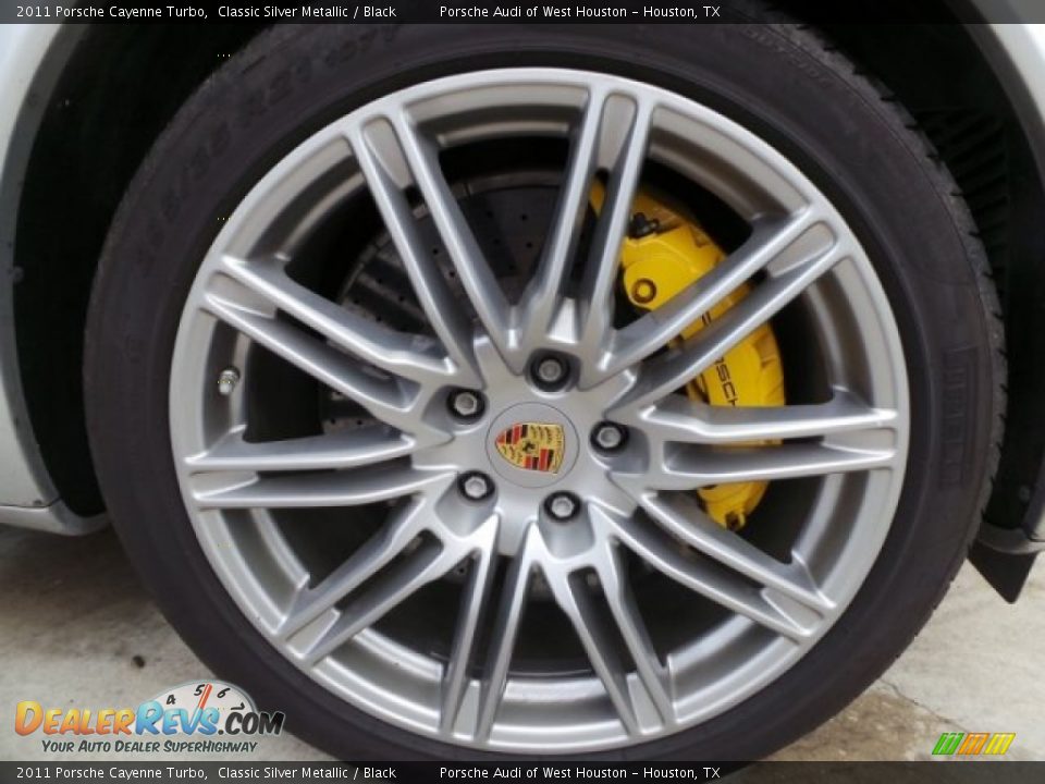 2011 Porsche Cayenne Turbo Classic Silver Metallic / Black Photo #9