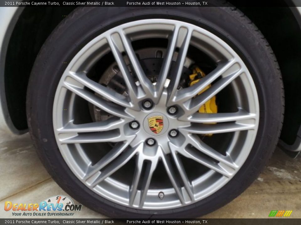 2011 Porsche Cayenne Turbo Classic Silver Metallic / Black Photo #10