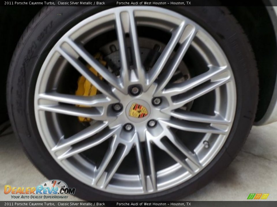 2011 Porsche Cayenne Turbo Classic Silver Metallic / Black Photo #11