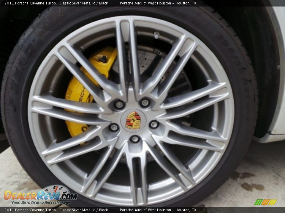 2011 Porsche Cayenne Turbo Classic Silver Metallic / Black Photo #12