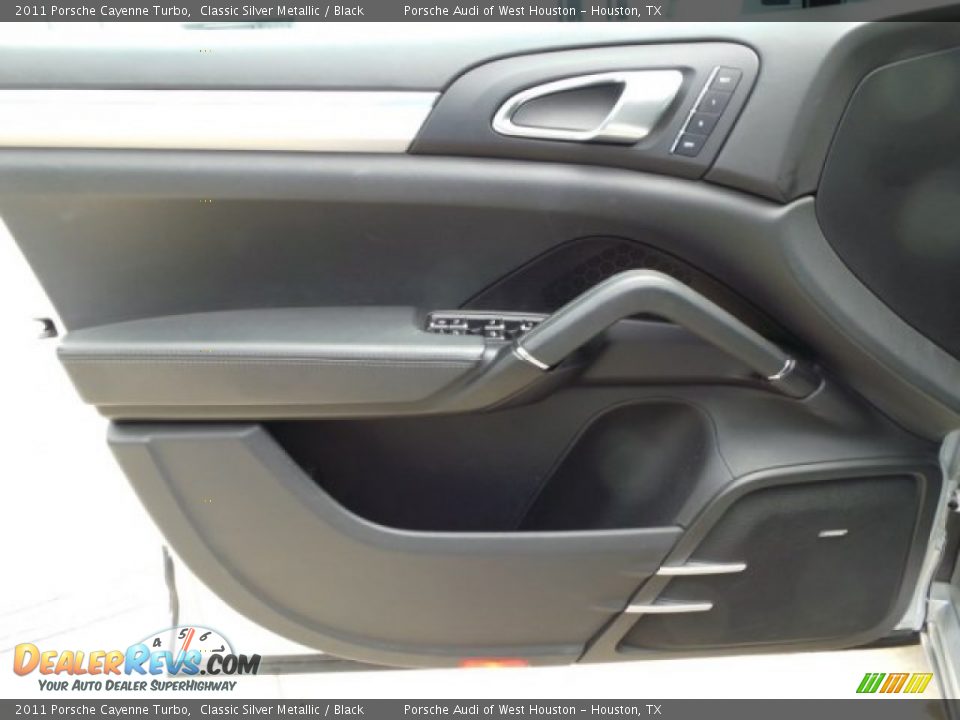 2011 Porsche Cayenne Turbo Classic Silver Metallic / Black Photo #13