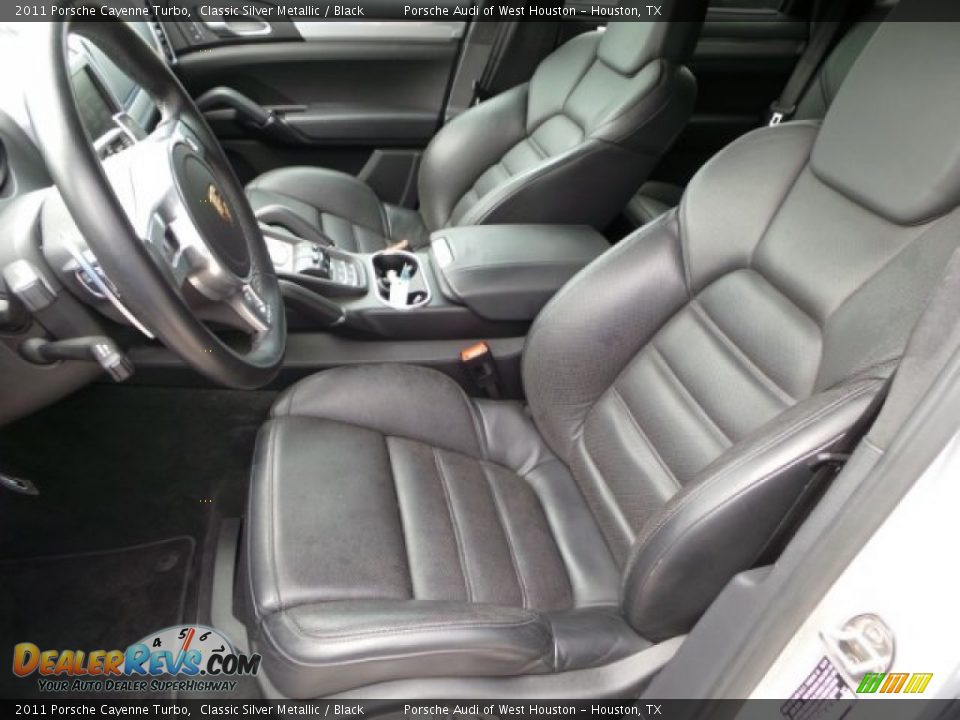 2011 Porsche Cayenne Turbo Classic Silver Metallic / Black Photo #17