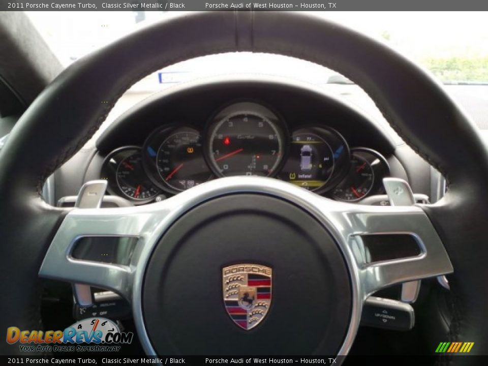 2011 Porsche Cayenne Turbo Classic Silver Metallic / Black Photo #27