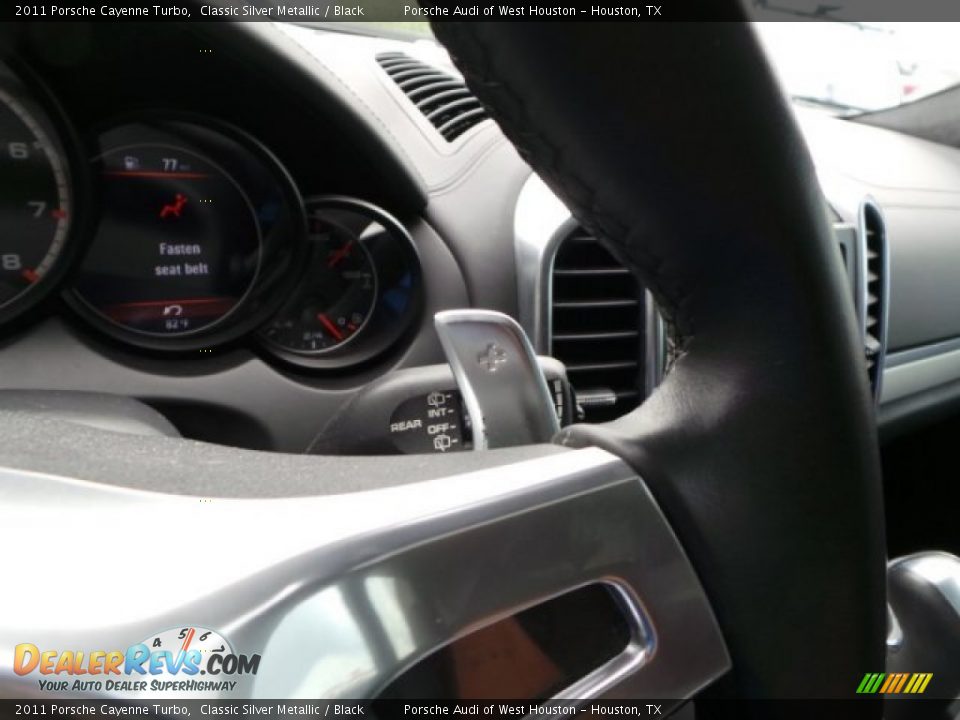 2011 Porsche Cayenne Turbo Classic Silver Metallic / Black Photo #28