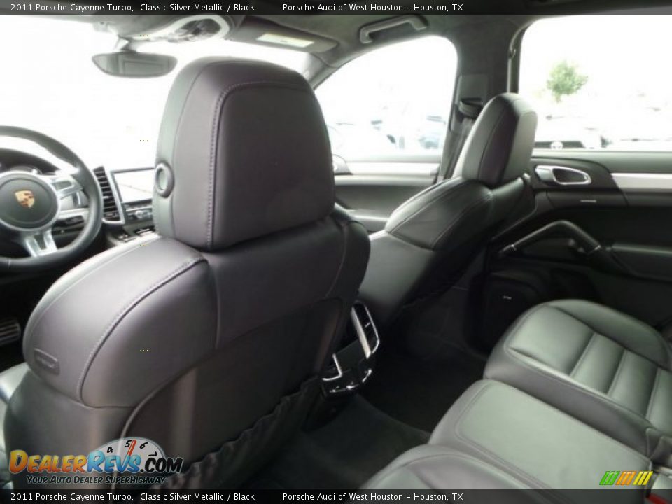 2011 Porsche Cayenne Turbo Classic Silver Metallic / Black Photo #30
