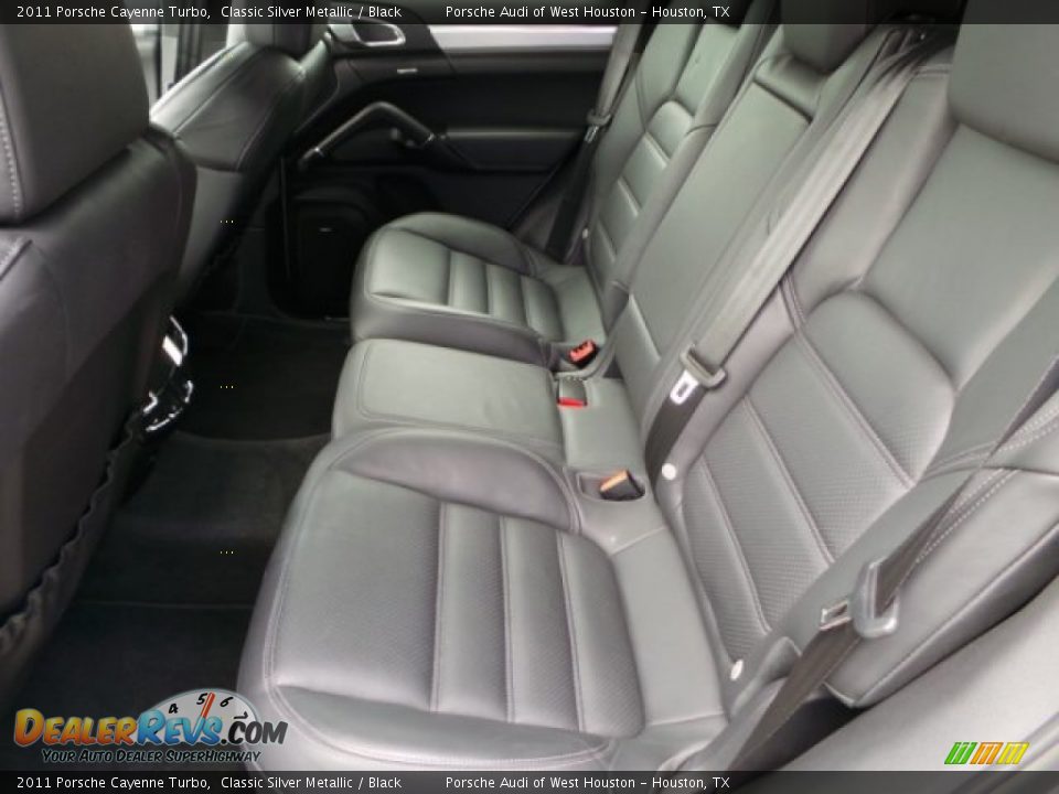 2011 Porsche Cayenne Turbo Classic Silver Metallic / Black Photo #31
