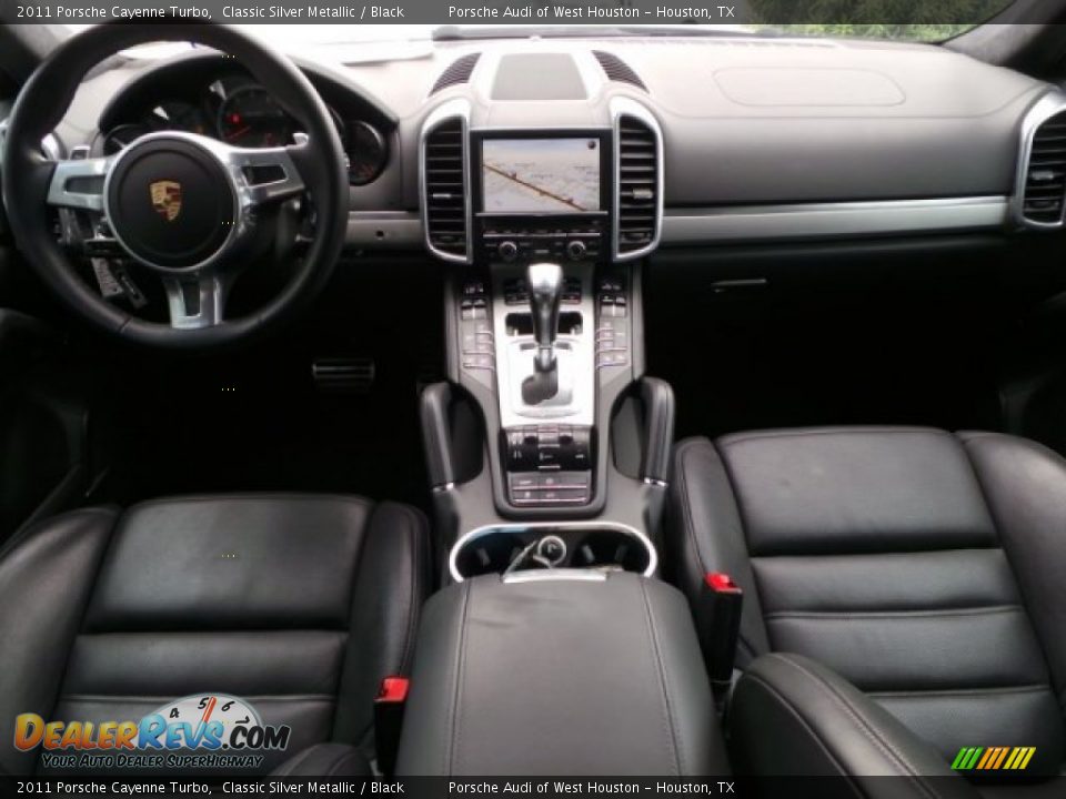2011 Porsche Cayenne Turbo Classic Silver Metallic / Black Photo #33