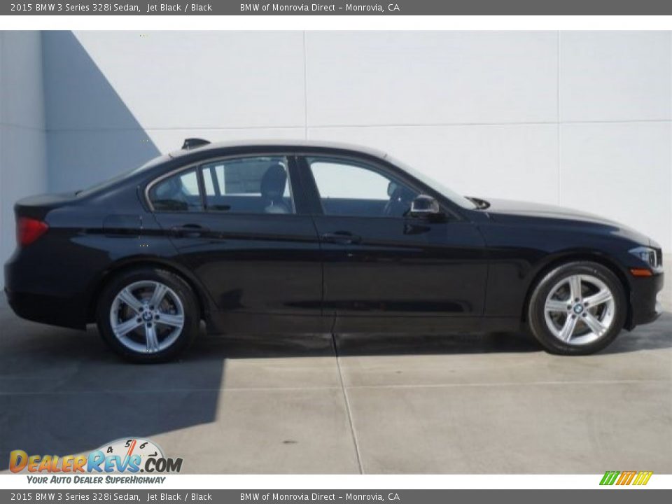 2015 BMW 3 Series 328i Sedan Jet Black / Black Photo #2