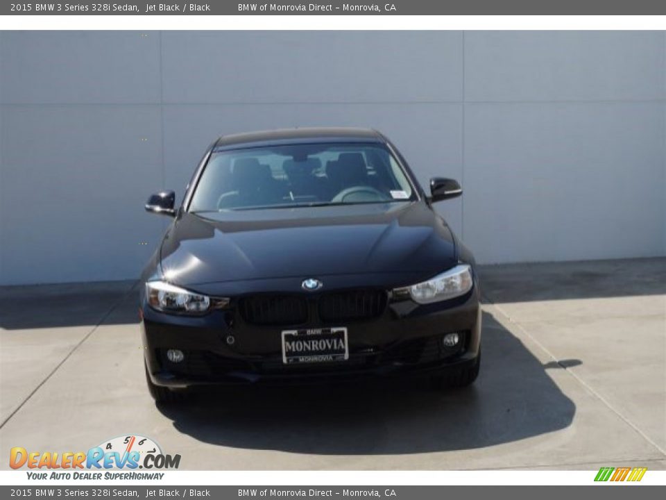 2015 BMW 3 Series 328i Sedan Jet Black / Black Photo #3