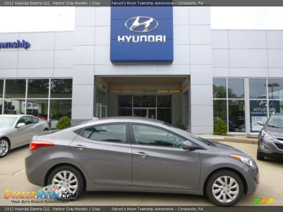 2012 Hyundai Elantra GLS Harbor Gray Metallic / Gray Photo #1