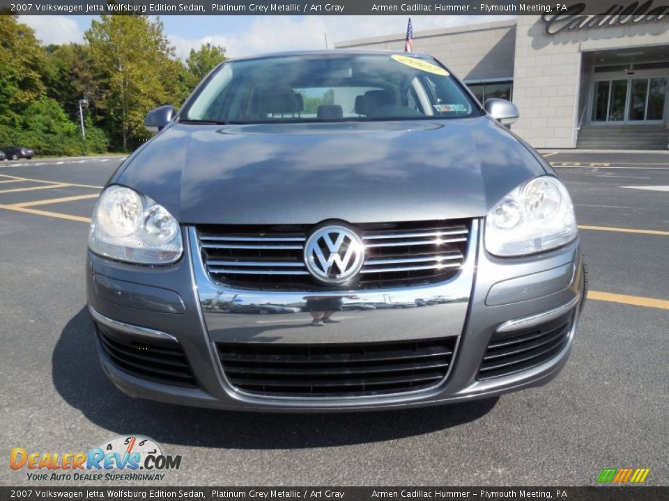 2007 Volkswagen Jetta Wolfsburg Edition Sedan Platinum Grey Metallic / Art Gray Photo #2