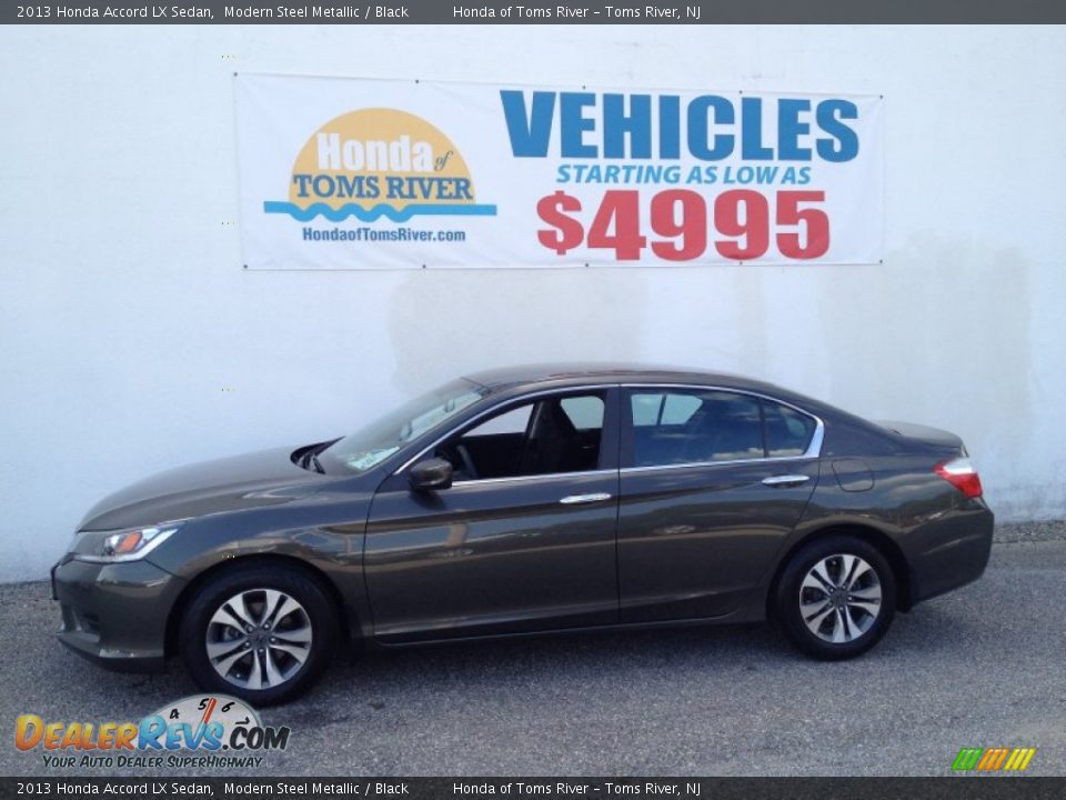 2013 Honda Accord LX Sedan Modern Steel Metallic / Black Photo #5