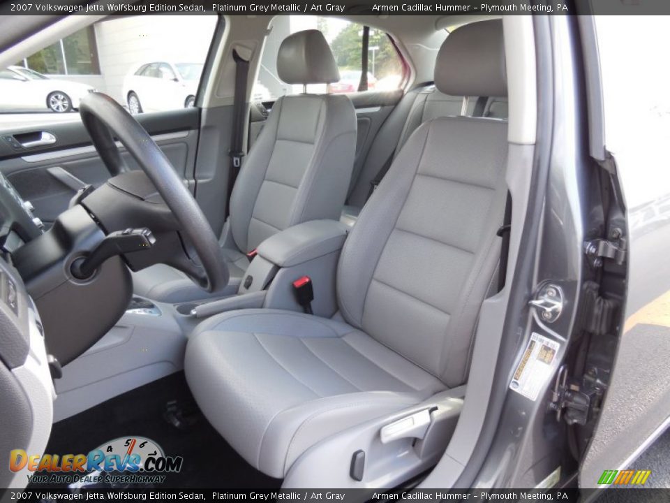 2007 Volkswagen Jetta Wolfsburg Edition Sedan Platinum Grey Metallic / Art Gray Photo #11
