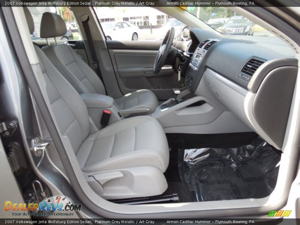 2007 Volkswagen Jetta Wolfsburg Edition Sedan Platinum Grey Metallic / Art Gray Photo #13