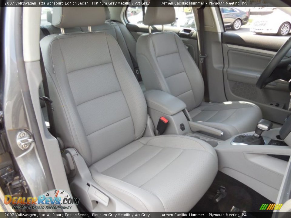 2007 Volkswagen Jetta Wolfsburg Edition Sedan Platinum Grey Metallic / Art Gray Photo #14