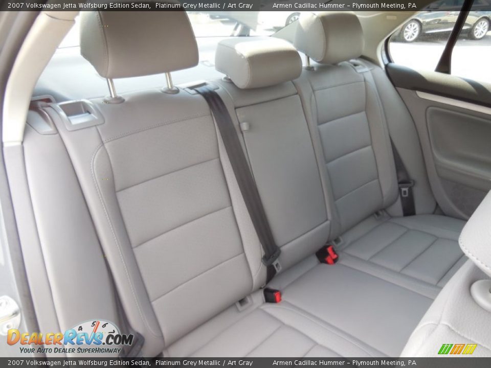 2007 Volkswagen Jetta Wolfsburg Edition Sedan Platinum Grey Metallic / Art Gray Photo #15