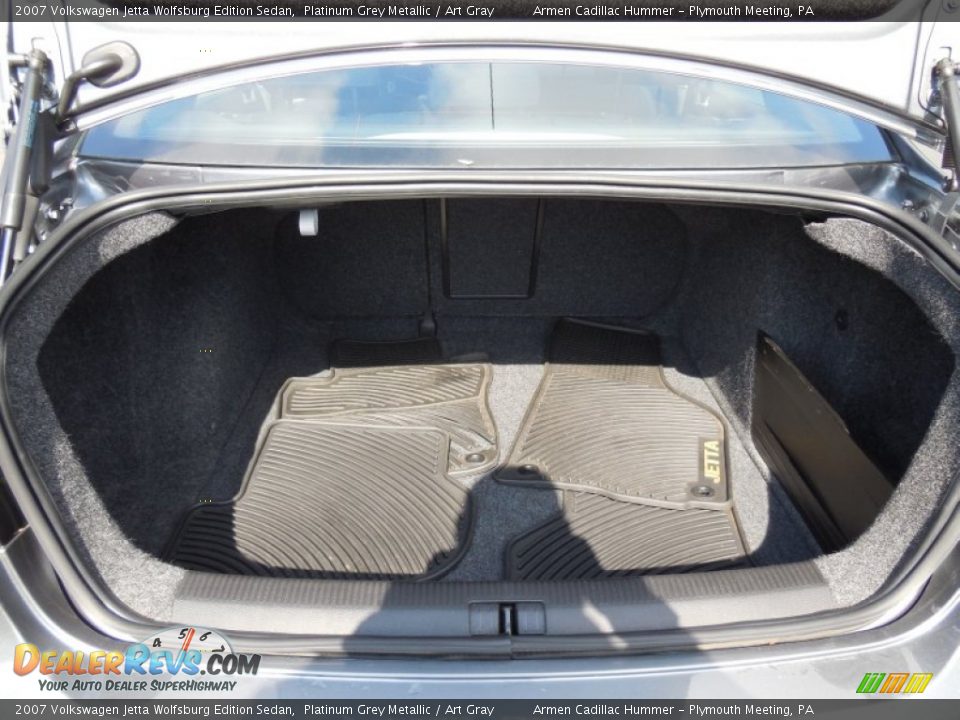 2007 Volkswagen Jetta Wolfsburg Edition Sedan Platinum Grey Metallic / Art Gray Photo #16