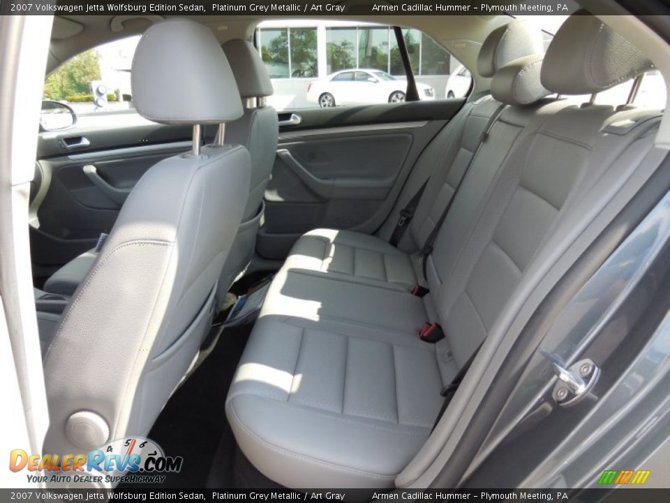 2007 Volkswagen Jetta Wolfsburg Edition Sedan Platinum Grey Metallic / Art Gray Photo #17