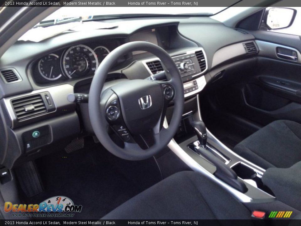 2013 Honda Accord LX Sedan Modern Steel Metallic / Black Photo #13