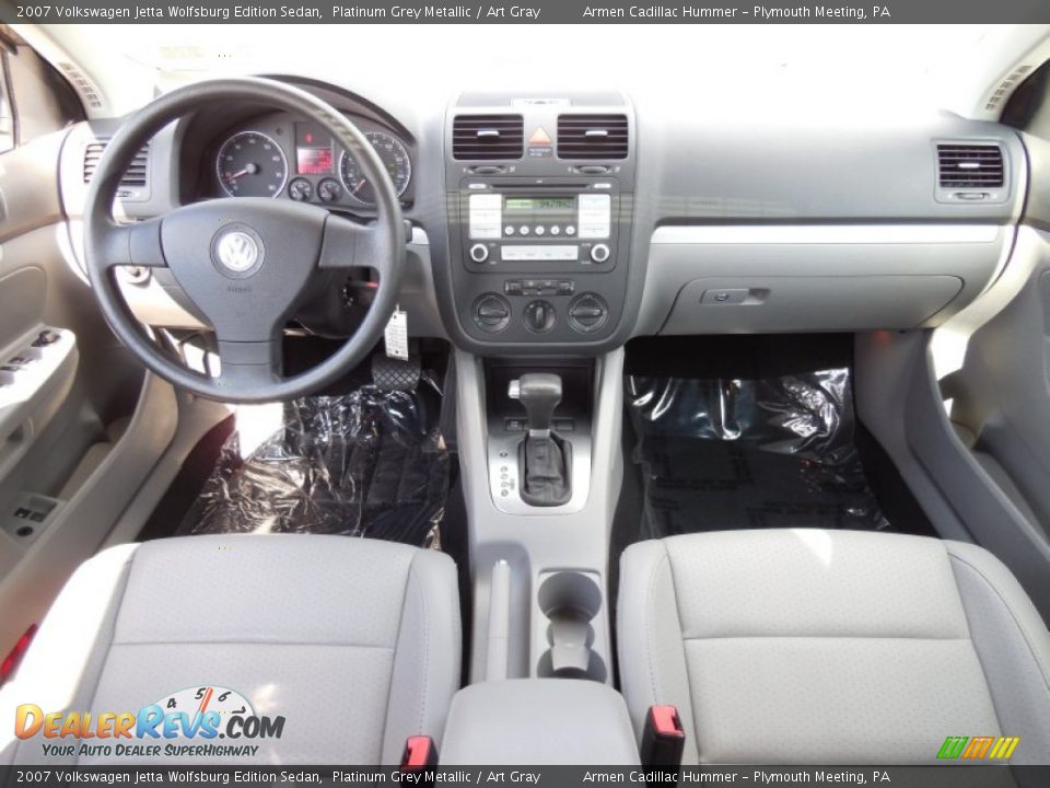 2007 Volkswagen Jetta Wolfsburg Edition Sedan Platinum Grey Metallic / Art Gray Photo #18