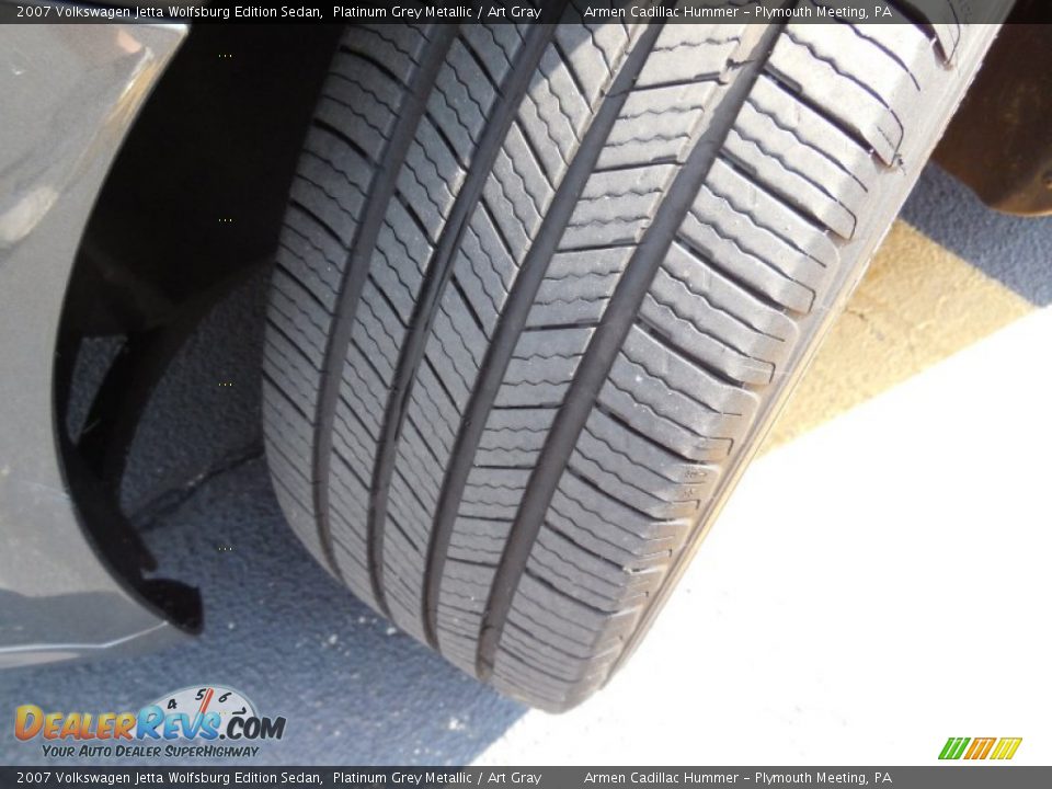 2007 Volkswagen Jetta Wolfsburg Edition Sedan Platinum Grey Metallic / Art Gray Photo #22