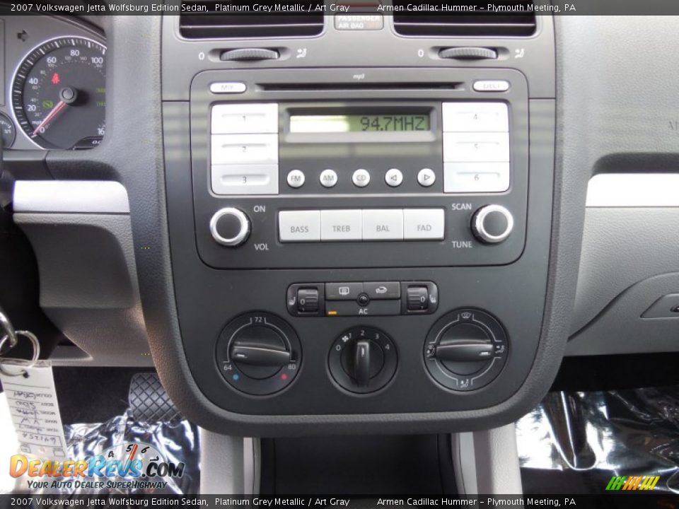 2007 Volkswagen Jetta Wolfsburg Edition Sedan Platinum Grey Metallic / Art Gray Photo #23