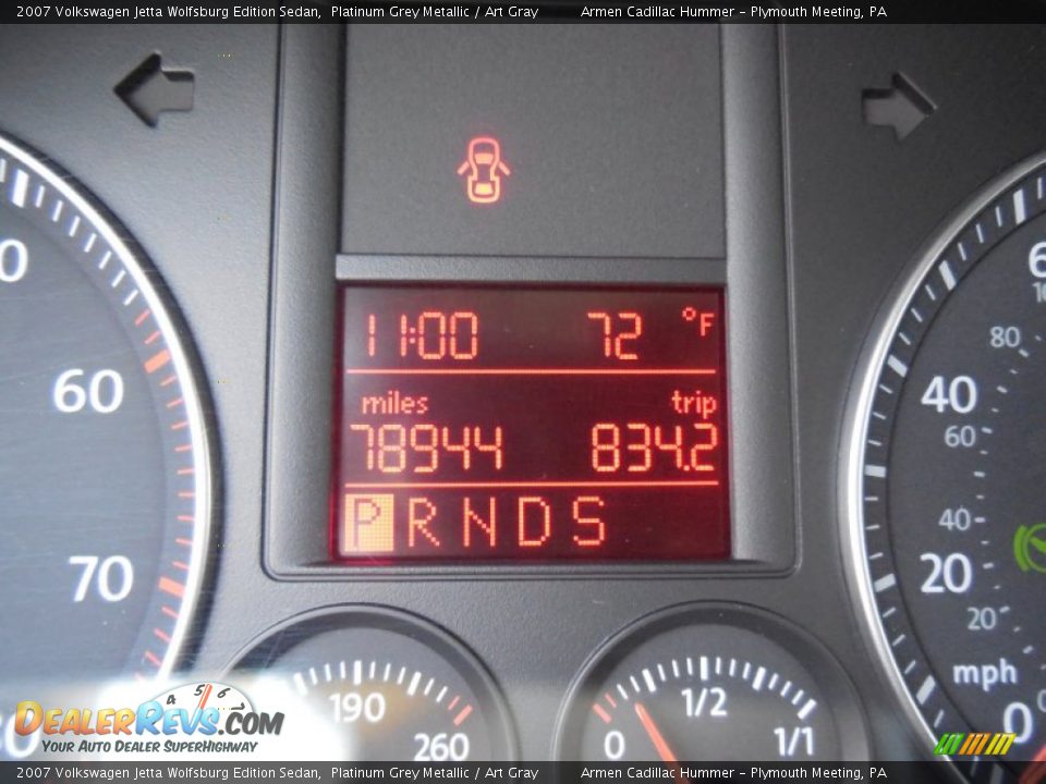 2007 Volkswagen Jetta Wolfsburg Edition Sedan Platinum Grey Metallic / Art Gray Photo #26