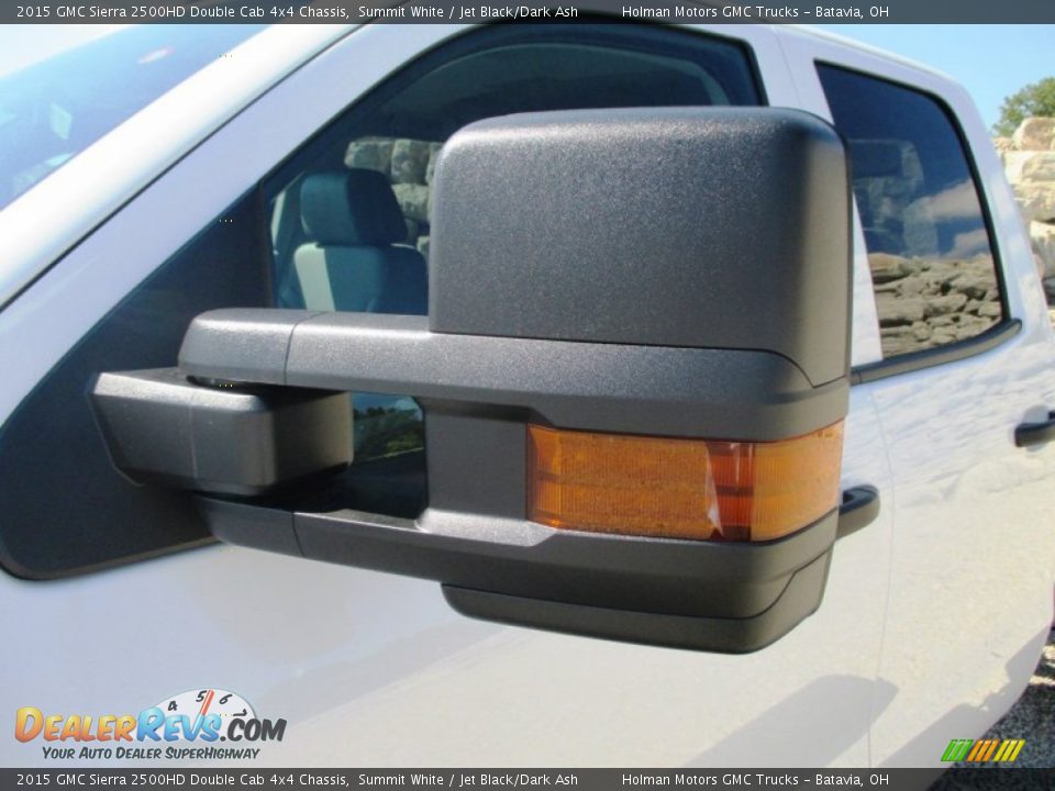 2015 GMC Sierra 2500HD Double Cab 4x4 Chassis Summit White / Jet Black/Dark Ash Photo #4